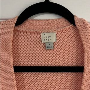 A New Day Women's Soft Pink Cardigan
